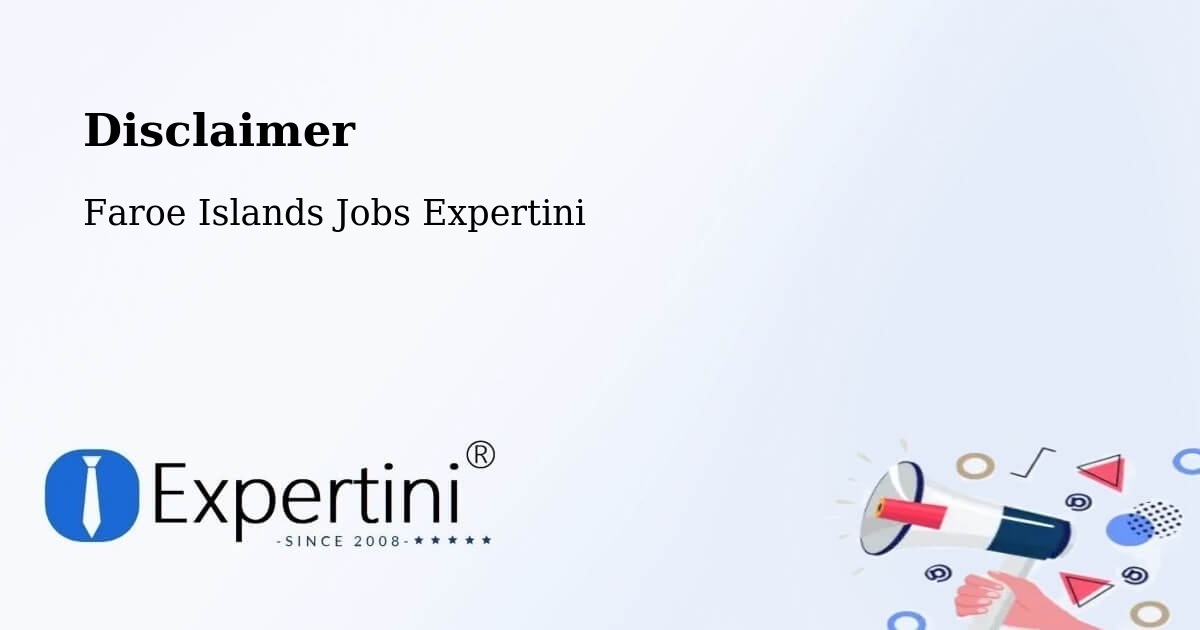 Disclaimer – Eiði - Faroe Islands Jobs Expertini
