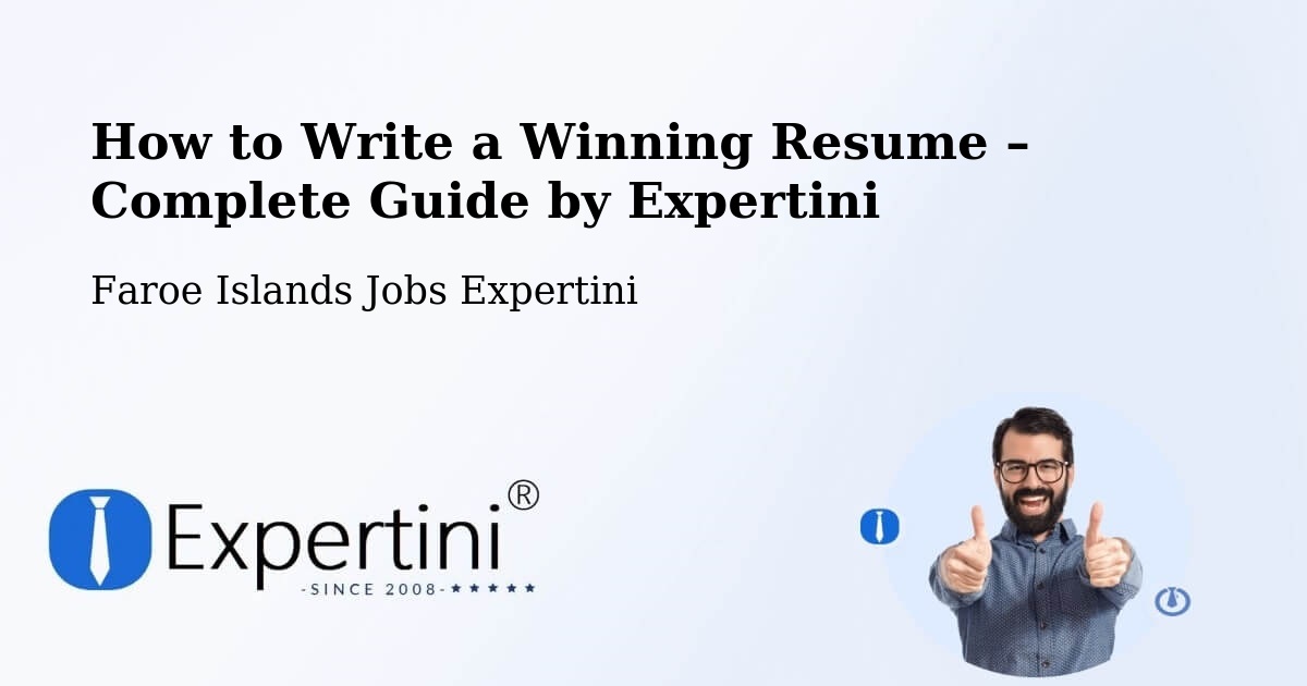 Resume Writing Guide for Job Seekers – Eiði - Eiði, Faroe Islands Jobs Expertini